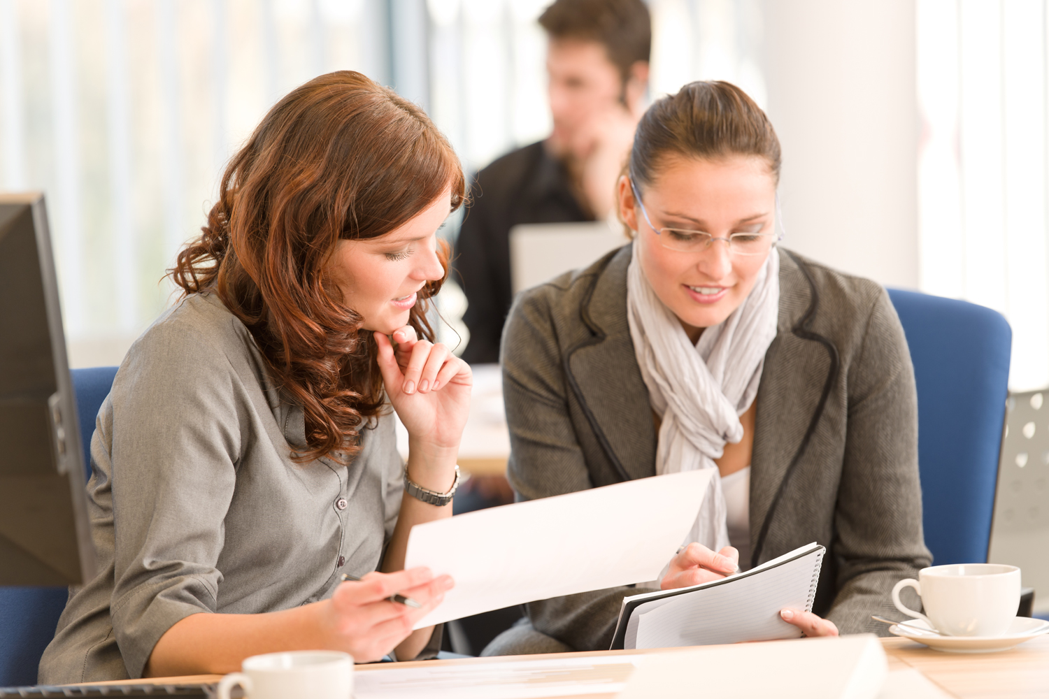 Business meeting – group of people in office